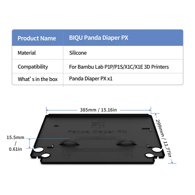 Biqu Panda Diaper for X1 / P1 