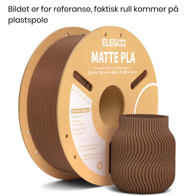 Elegoo PLA Matte Earth Brown 