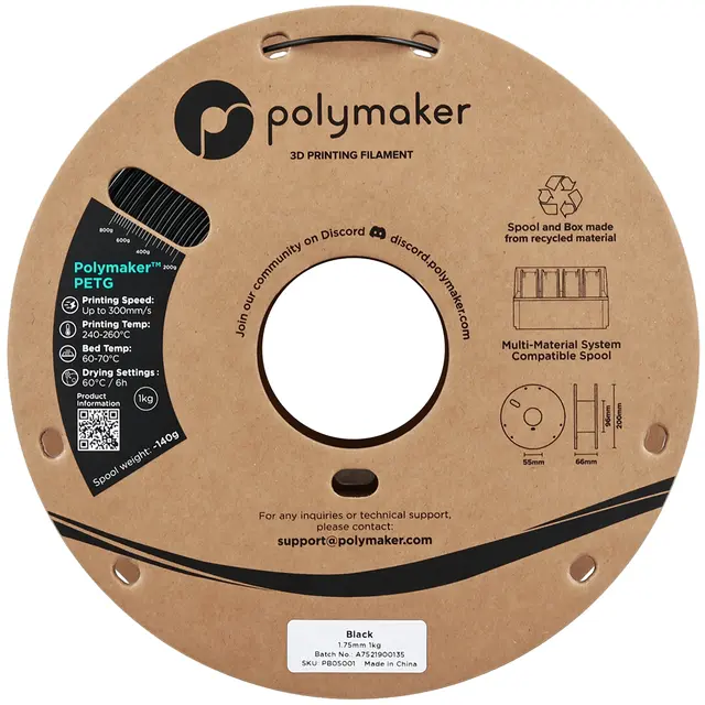 Polymaker PETG Black 