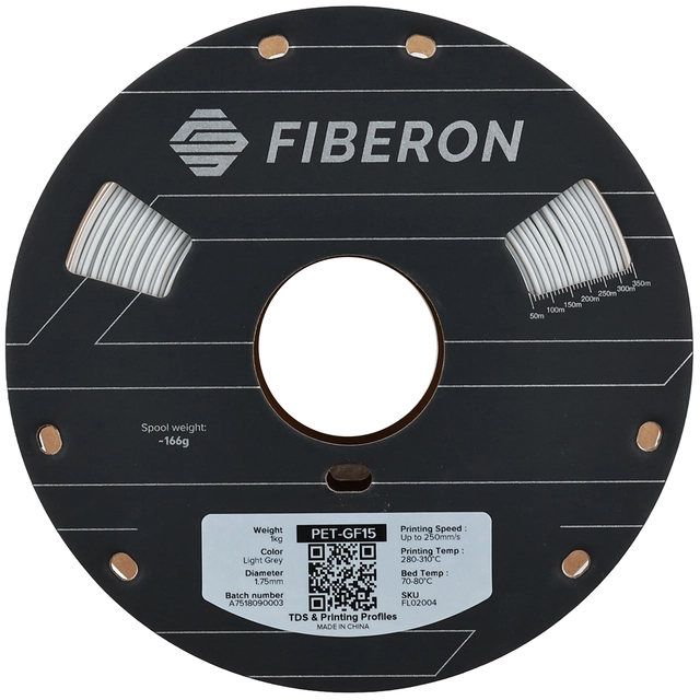 Polymaker Fiberon PET-GF15 Light Grey 