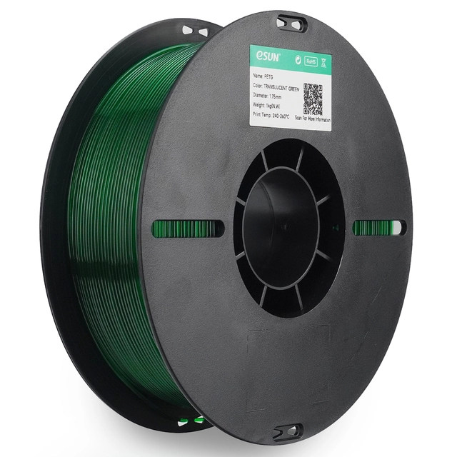 eSun PETG Translucent Translucent Green 