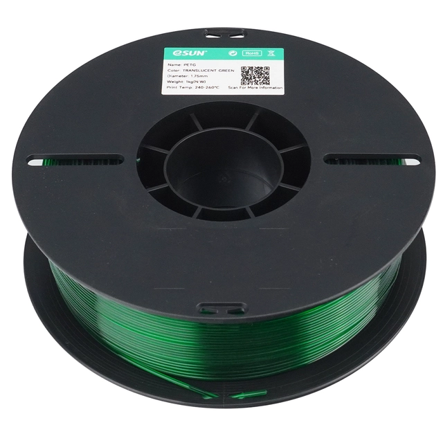 eSun PETG Translucent Translucent Green 