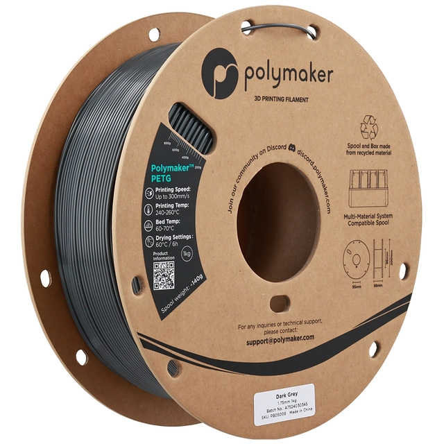 Polymaker PETG Dark Grey 