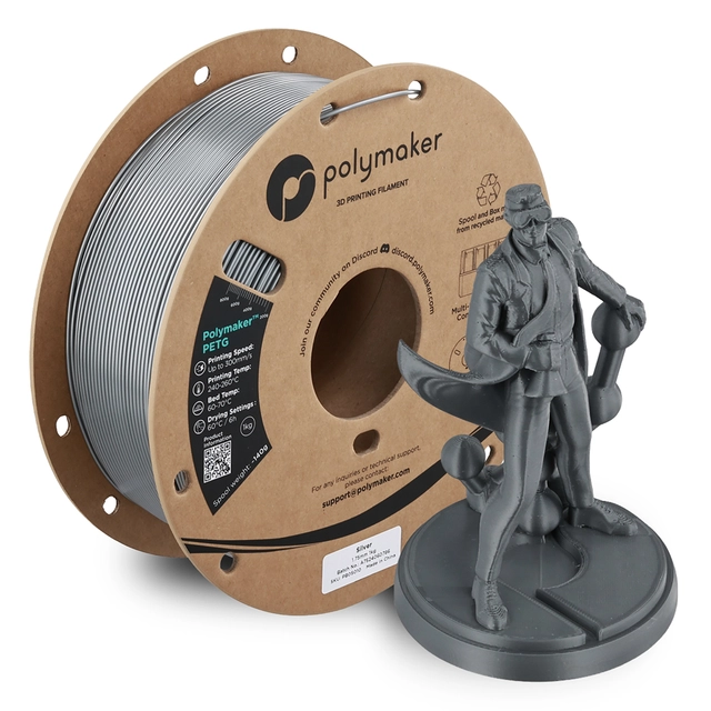 Polymaker PETG Silver 