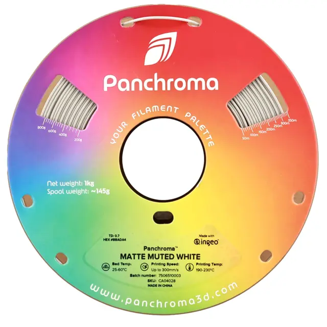 Polymaker Panchroma Matte PLA Muted White 
