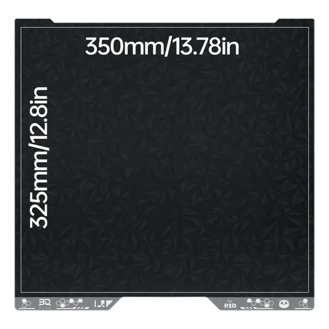 Biqu Panda Buildplate Designer PEO+ PET for H2D / H2S 