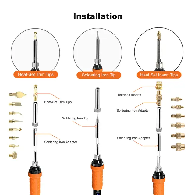 Mintion Handheld Soldering Iron Kit Loddebolt 