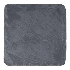 Black Square Stone Coasters 5pcs