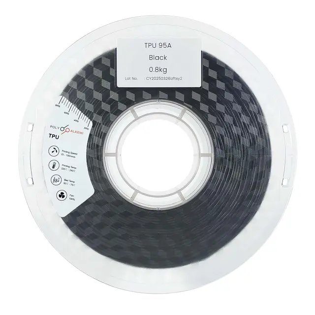 Polyalkemi TPU 95A - Flexible Black 