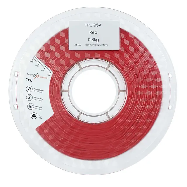 Polyalkemi TPU 95A - Flexible Red 