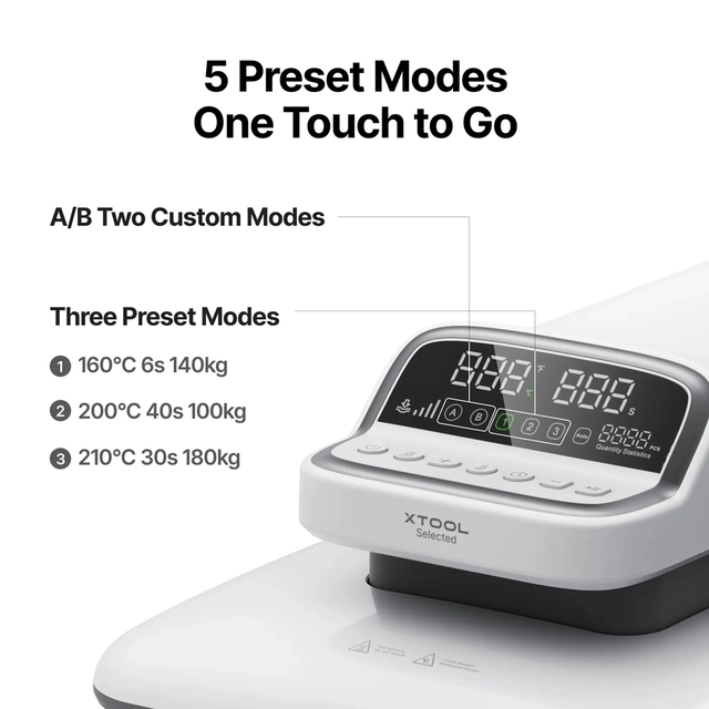 xTool Selected HP2 Auto Heat Press 