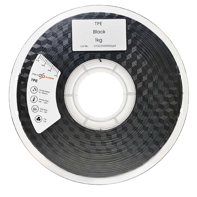 Polyalkemi TPE 95A - Flexible Black 