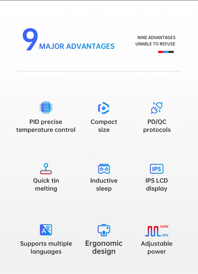 Alientek Smart Soldering Iron T90B Loddebolt 