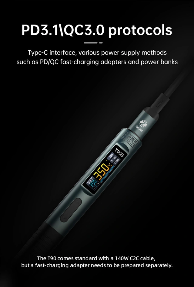 Alientek Smart Soldering Iron T90B Loddebolt 