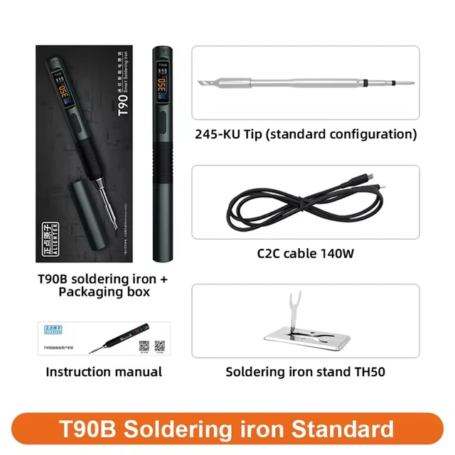 Alientek Smart Soldering Iron T90B Loddebolt 