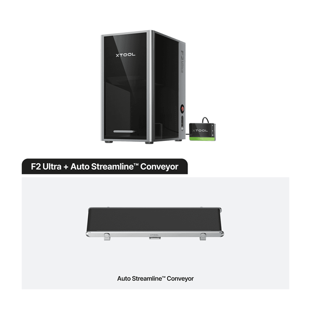 xTool F2 Ultra Dual Laser Bundle 1 w/ Auto Streamline Conveyor 