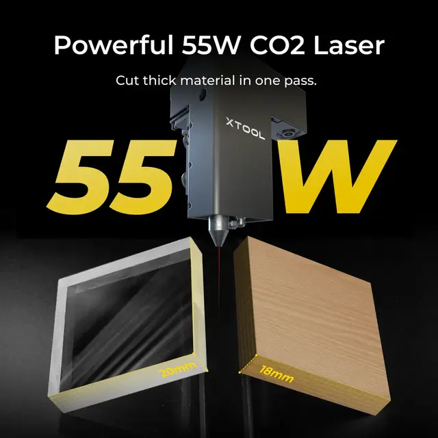 xTool P2S Laser Engraver 55W 