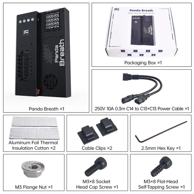 BIQU Panda Breath Smart Air Filtration and Heating System 