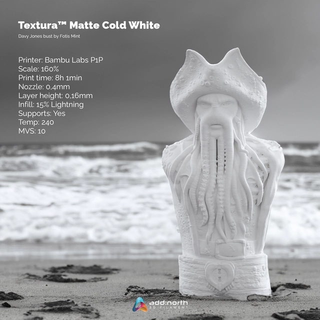 add:north E-PLA Textura Matte Matte Cold White 