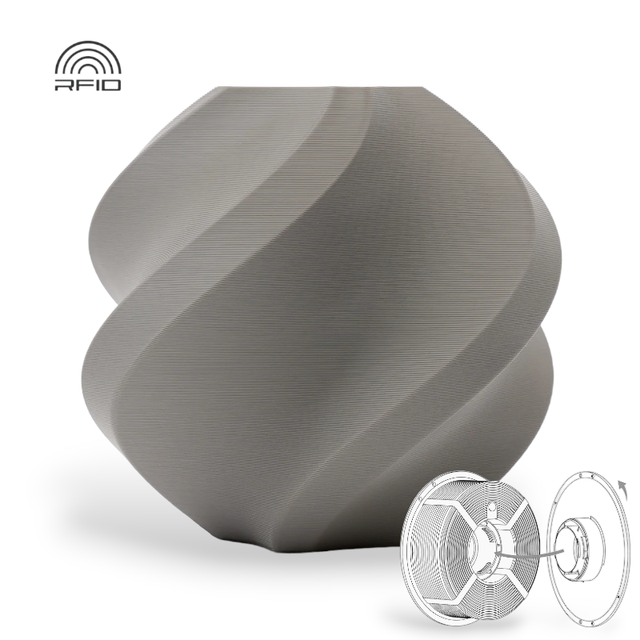 Bambu Lab PLA Basic - Refill Gray 