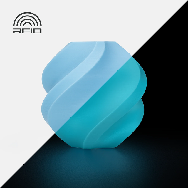 Bambu Lab PLA Glow Glow Blue 
