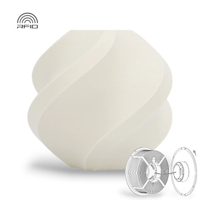 Bambu Lab PLA Matte - Refill Bone White 