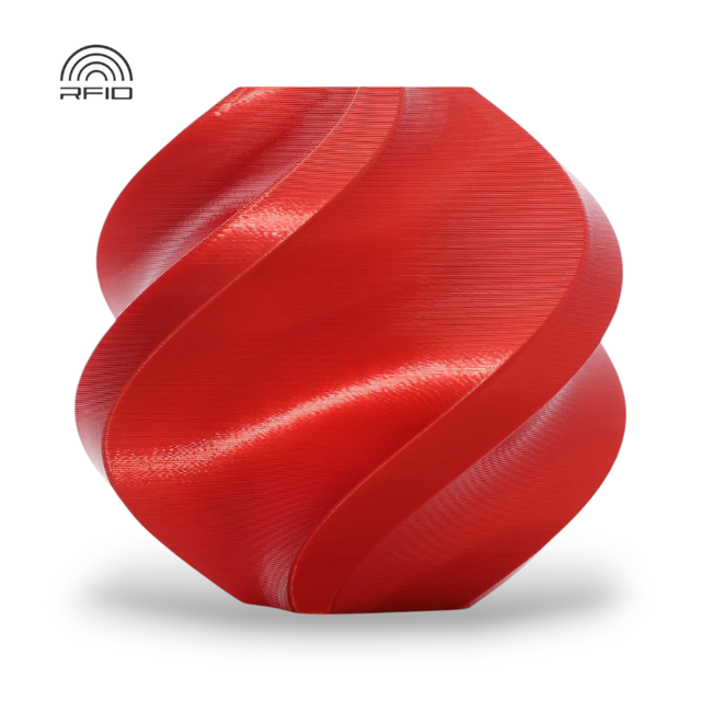 Bambu Lab PLA Silk+ Candy Red 