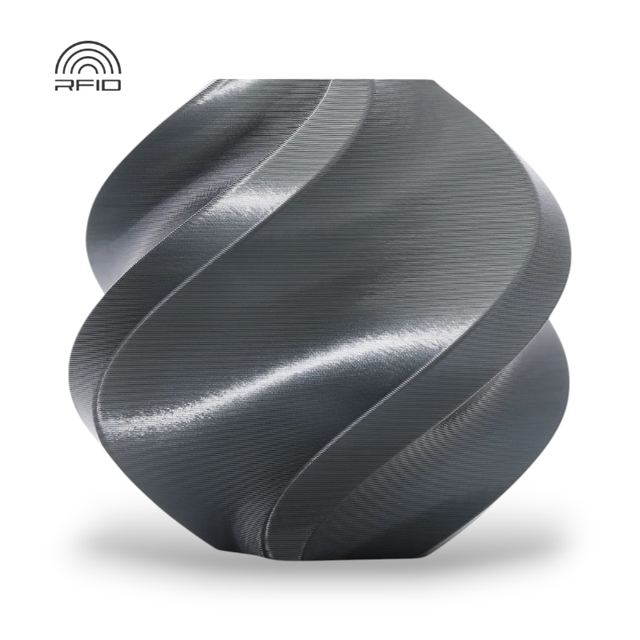 Bambu Lab PLA Silk+ Titan Gray 