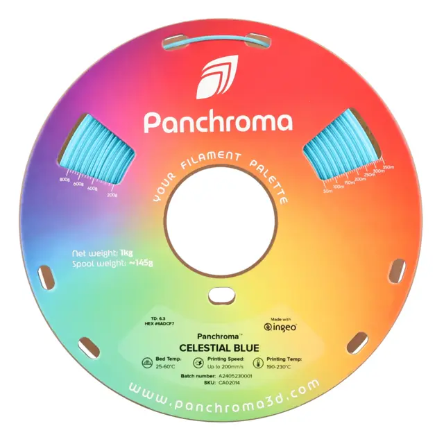 Polymaker Panchroma Celestial PLA Celestial Blue (1000g) 