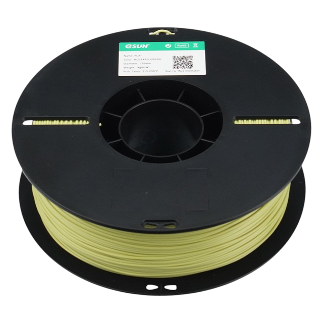 eSun PLA+ Mustard Green 