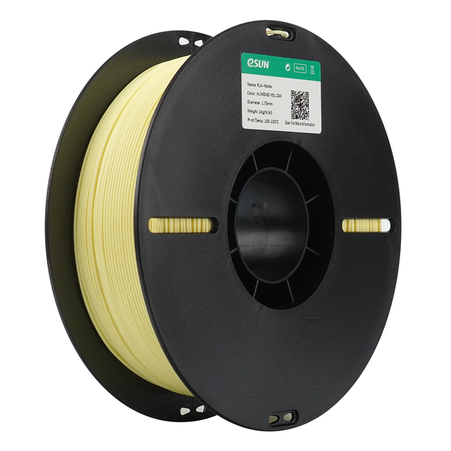 eSun PLA Matte Almond Yellow 