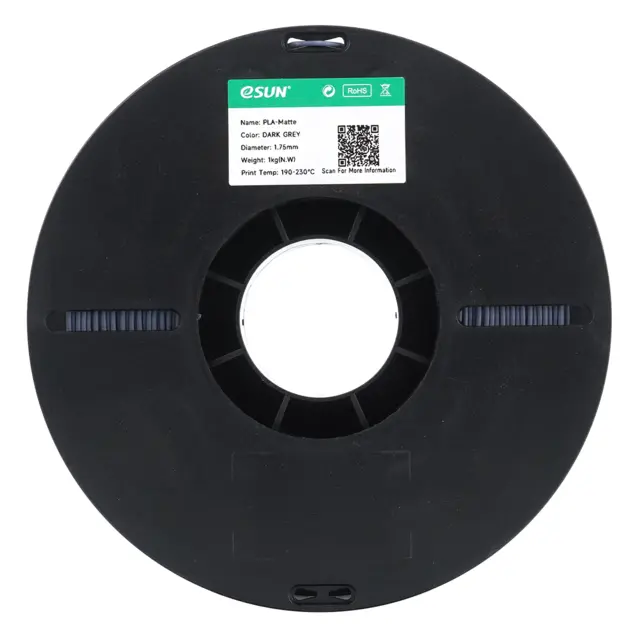 eSun PLA Matte Dark Grey 