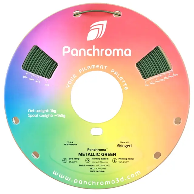 Polymaker Panchroma Metallic PLA Metallic Green 