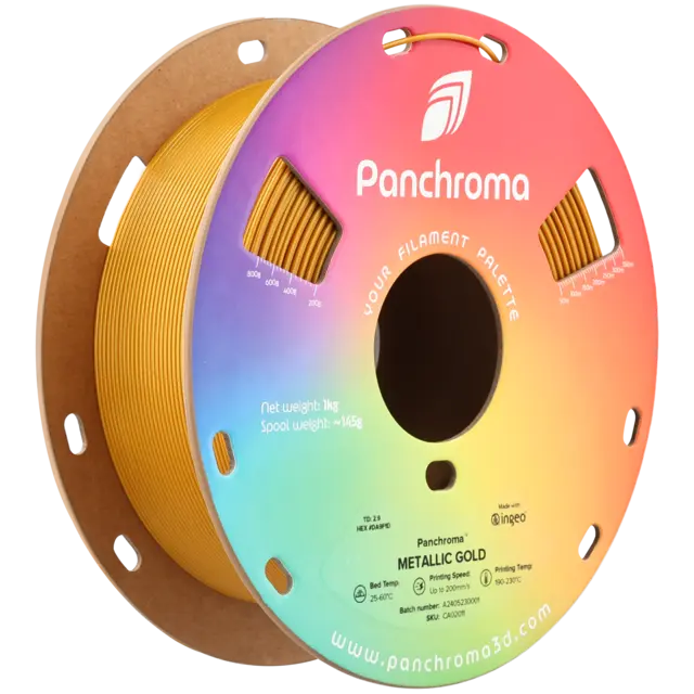 Polymaker Panchroma Metallic PLA Metallic Gold 