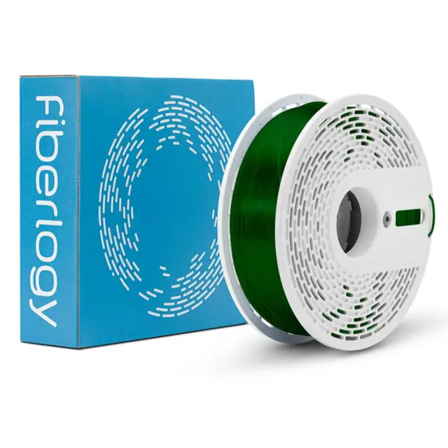 Fiberlogy Easy PETG Bottle Green Transparent 