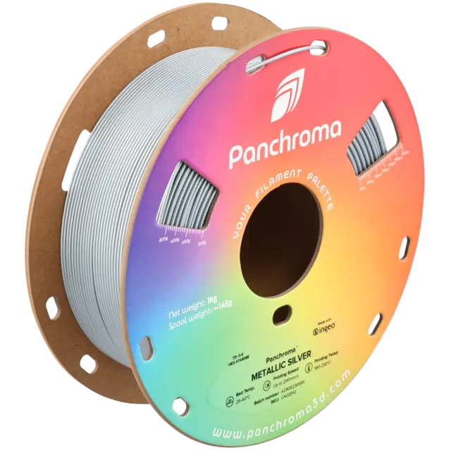 Polymaker Panchroma Metallic PLA Metallic Silver 