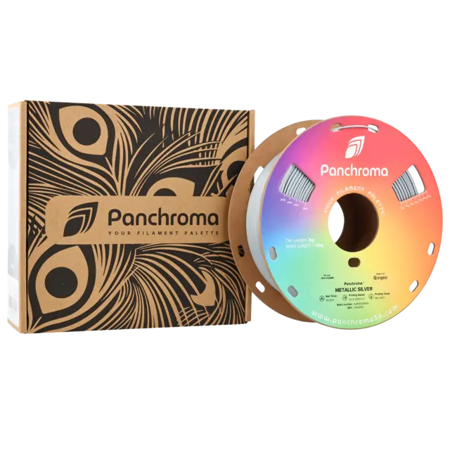 Polymaker Panchroma Metallic PLA Metallic Silver 