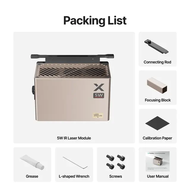 xTool 5W Infrared Module for P3 