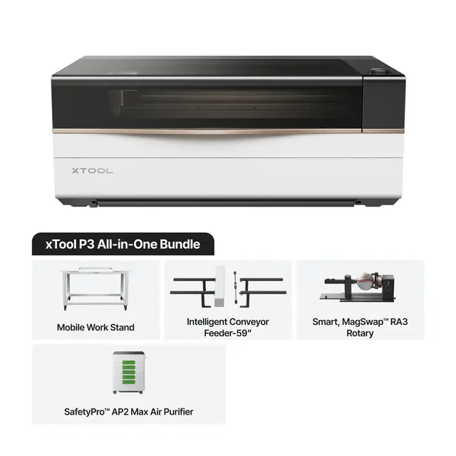 xTool P3 All-in-One Bundle 