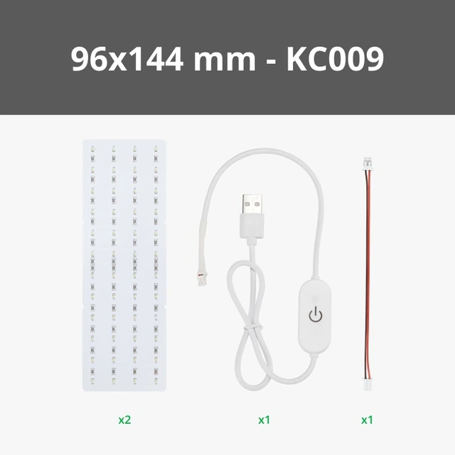 Lithophane LED Backlight Board Kit 96x144 (2deler) 