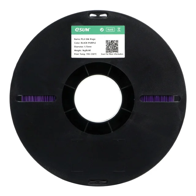 eSun PLA-Silk Magic Black Purple 