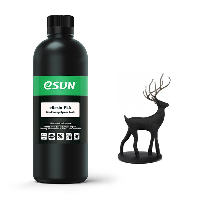 eSun eResin PLA Plantebasert 1kg Black 