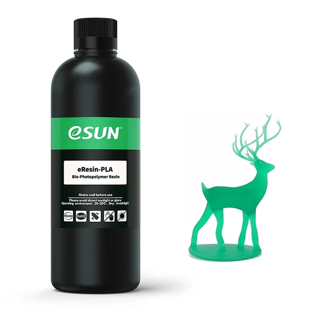 eSun eResin PLA Plantebasert 1kg Green 