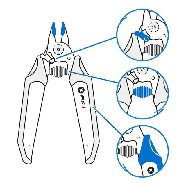 iFixit Mandible Flush Cutters Sideavbiter 