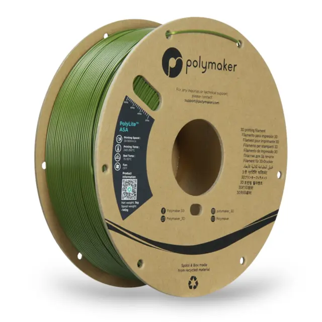 Polymaker PolyLite ASA Army Green (1000g) 