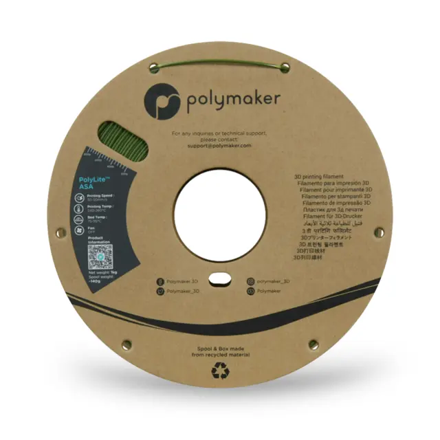 Polymaker PolyLite ASA Army Green (1000g) 