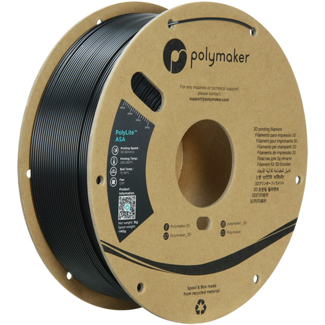 Polymaker PolyLite ASA Black (1000g) 