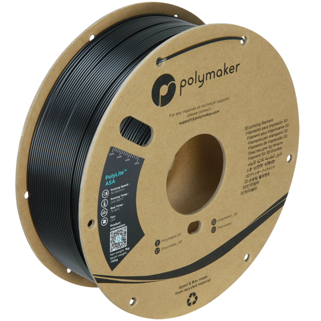 Polymaker PolyLite ASA Black (1000g) 