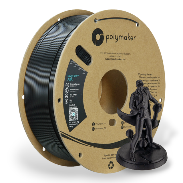 Polymaker PolyLite ASA Black (1000g) 