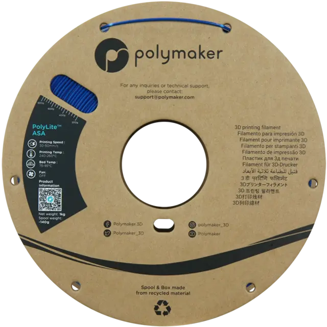 Polymaker PolyLite ASA Blue (1000g) 